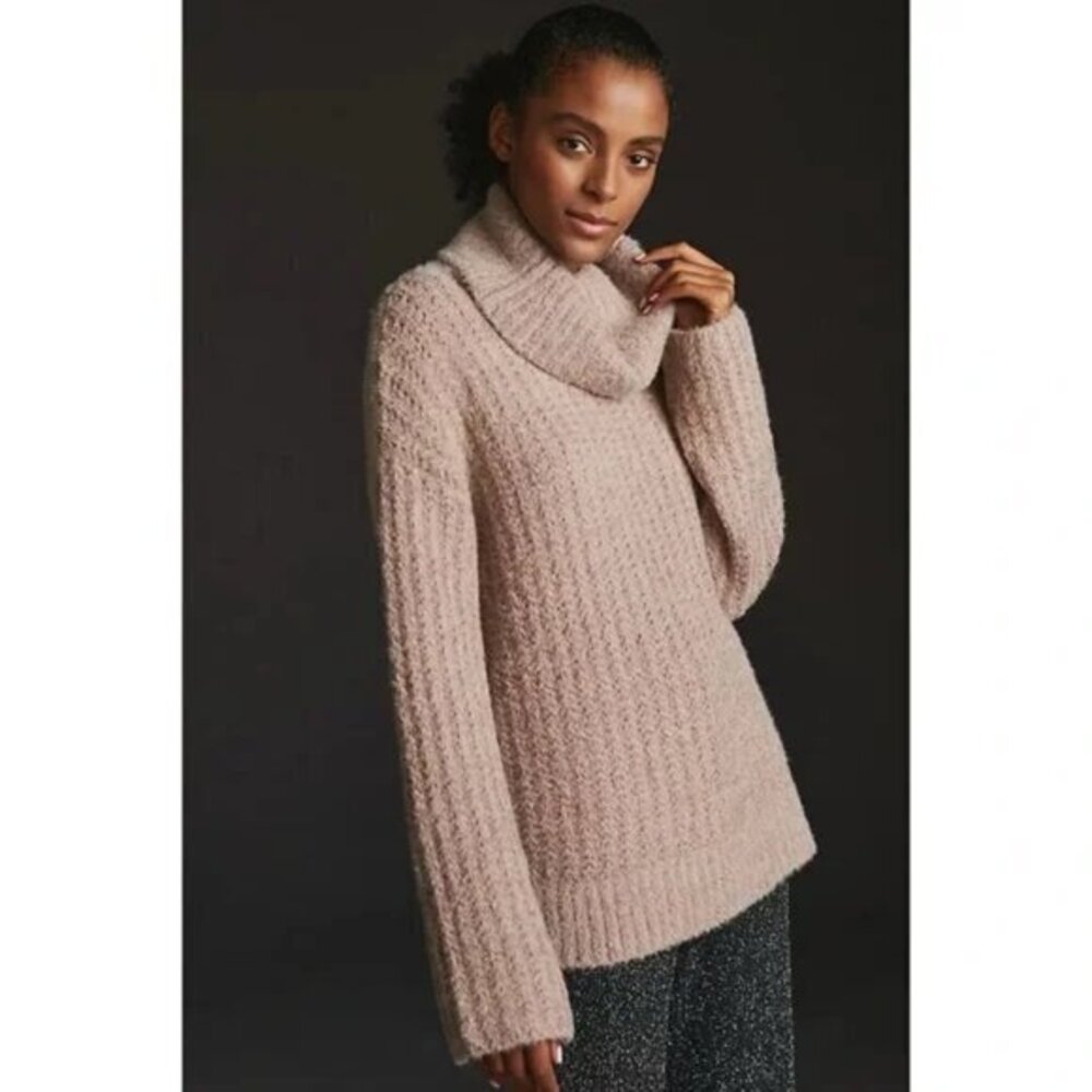 Anthropologie Maeve Oversized Cowl-Neck Pullover Sweater Size XS